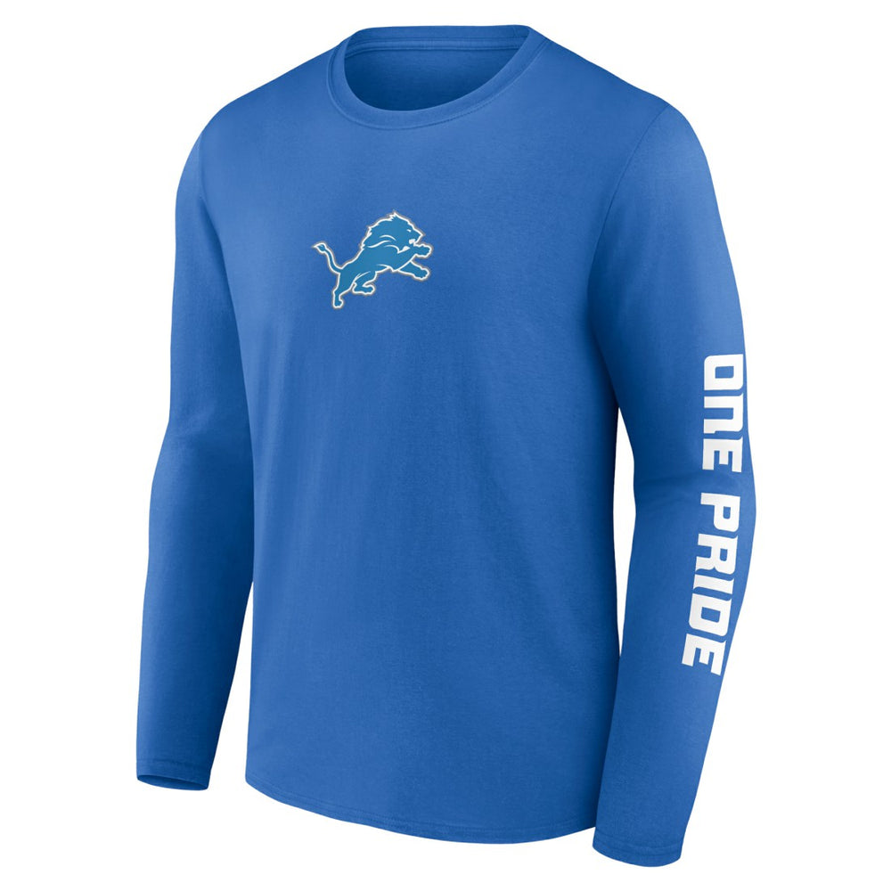 Fanatics Detroit Lions One Pride Long Sleeve T-Shirt Blue
