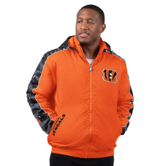 Cincinnati Bengals Starter Thursday Night Gridiron Full-Zip Jacket Orange