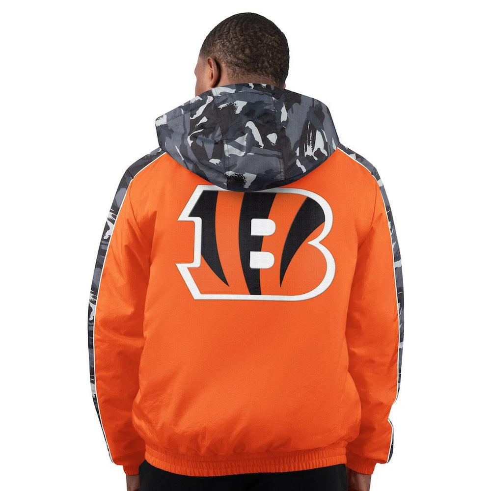 Cincinnati Bengals Starter Thursday Night Gridiron Full-Zip Jacket Orange