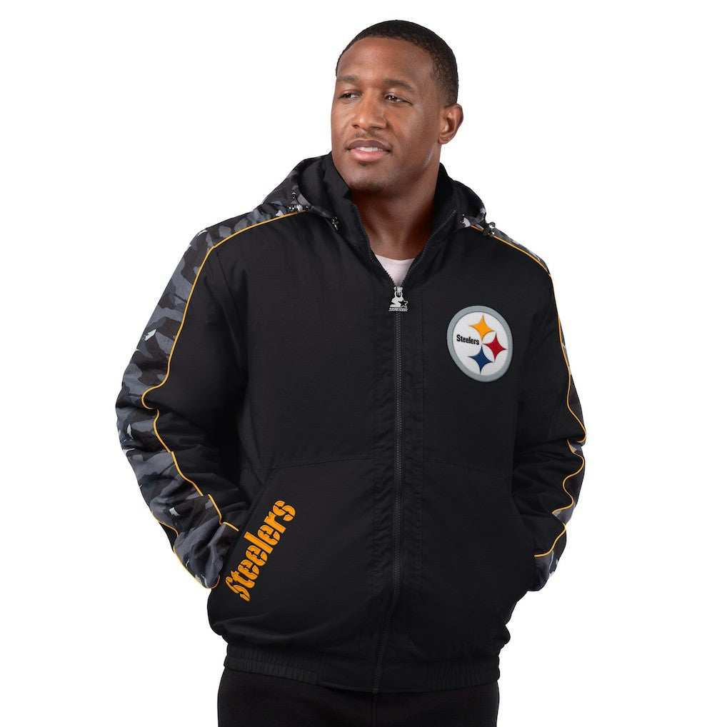 Pittsburgh Steelers Starter Thursday Night Gridiron Full-Zip Jacket Black