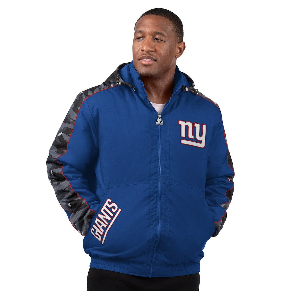New York Giants Starter Thursday Night Gridiron Full-Zip Jacket Royal
