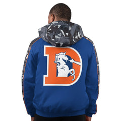 Denver Broncos Starter Thursday Night Gridiron Full-Zip Hoodie Jacket Navy