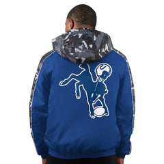 Indianapolis Colts Starter Thursday Night Gridiron Full-Zip Hoodie Jacket Royal