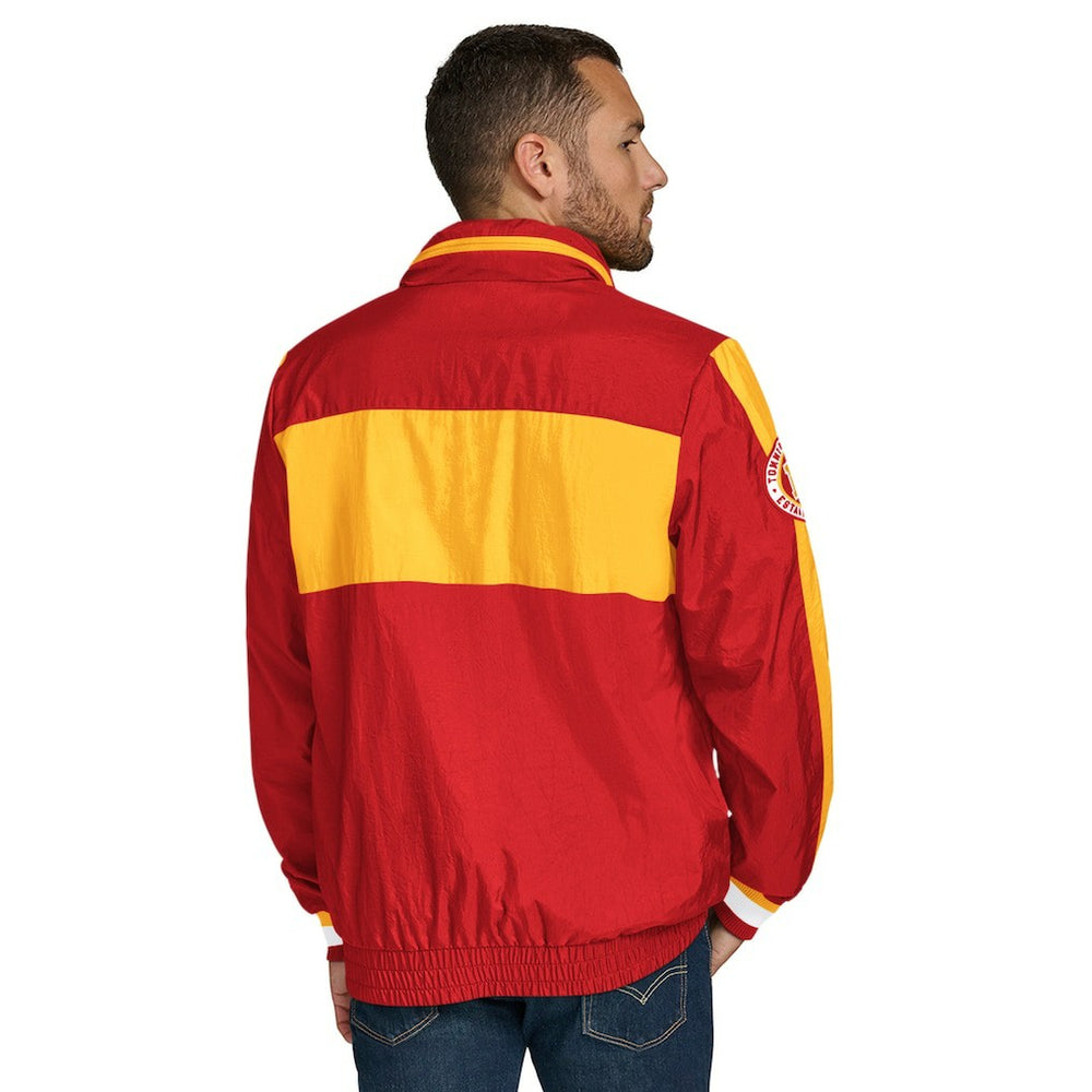 Kansas City Chiefs Tommy Hilfiger Gael Lightweight Half-Zip Hoodie Jacket Red