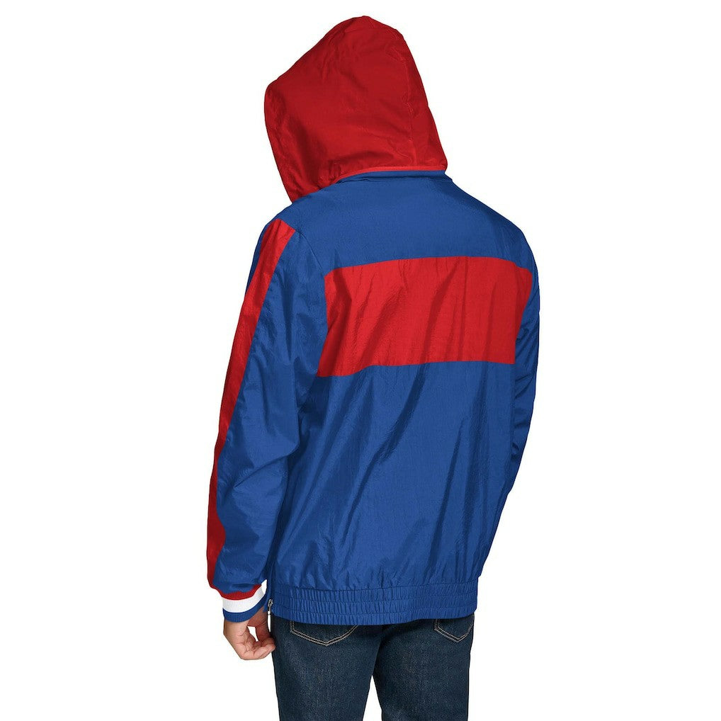 Buffalo Bills Tommy Hilfiger Gael Lightweight Half-Zip Hoodie Jacket Royal