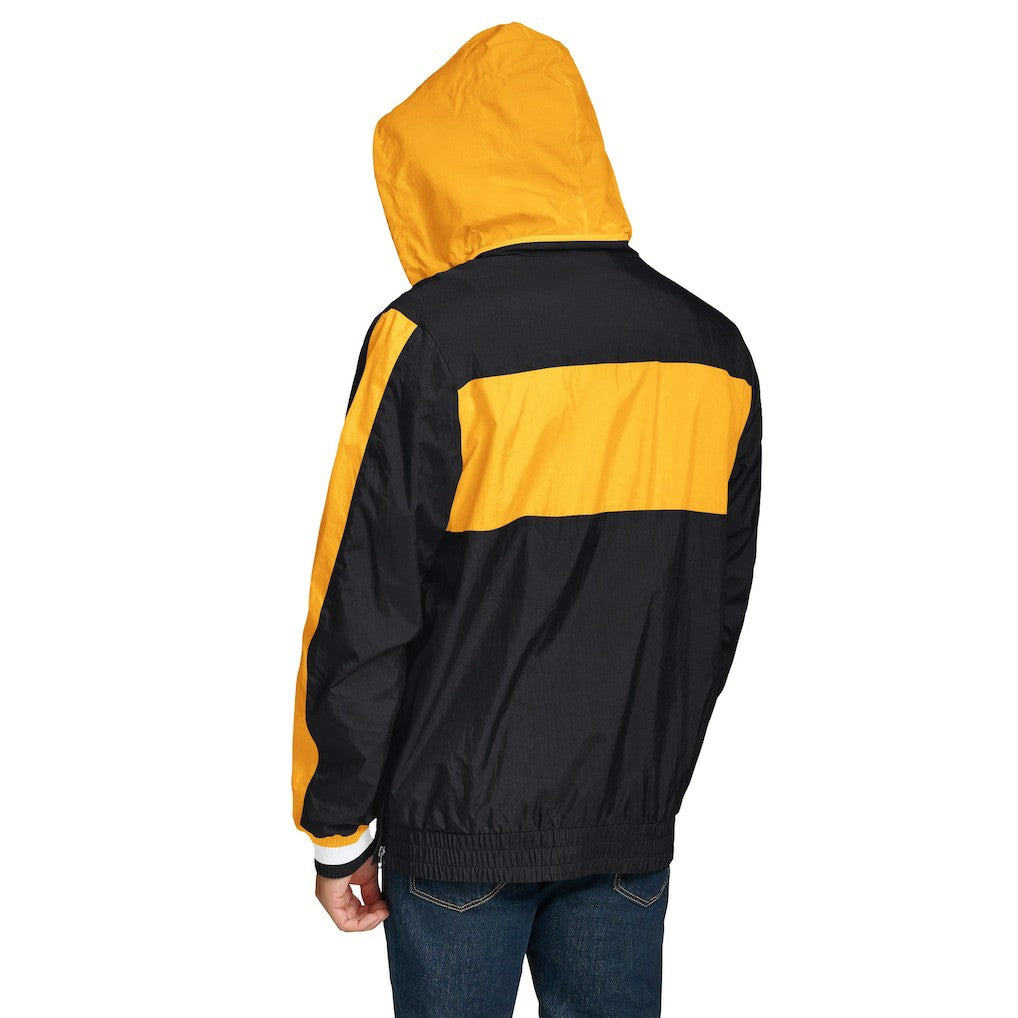 Pittsburgh Steelers Tommy Hilfiger Gael Lightweight Half-Zip Hoodie Jacket Black