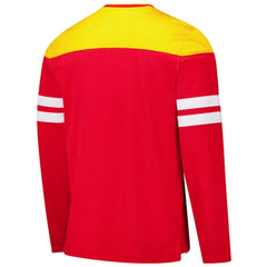 Kansas City Chiefs G-III Sports by Carl Banks Adaptive Hail Mary Long Sleeve T-Shirt Red/Gold