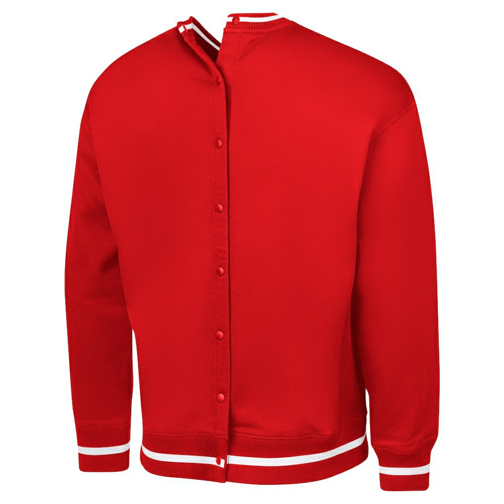 San Francisco 49ers G-III Sports by Carl Banks Adaptive Blocker Fleece Pullover Sweatshirt Scarlet