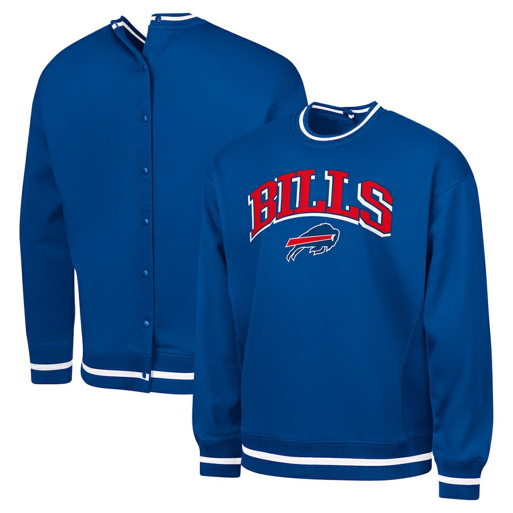 Buffalo Bills G-III Sports by Carl Banks Adaptive Blocker Fleece Pullover Sweatshirt Royal