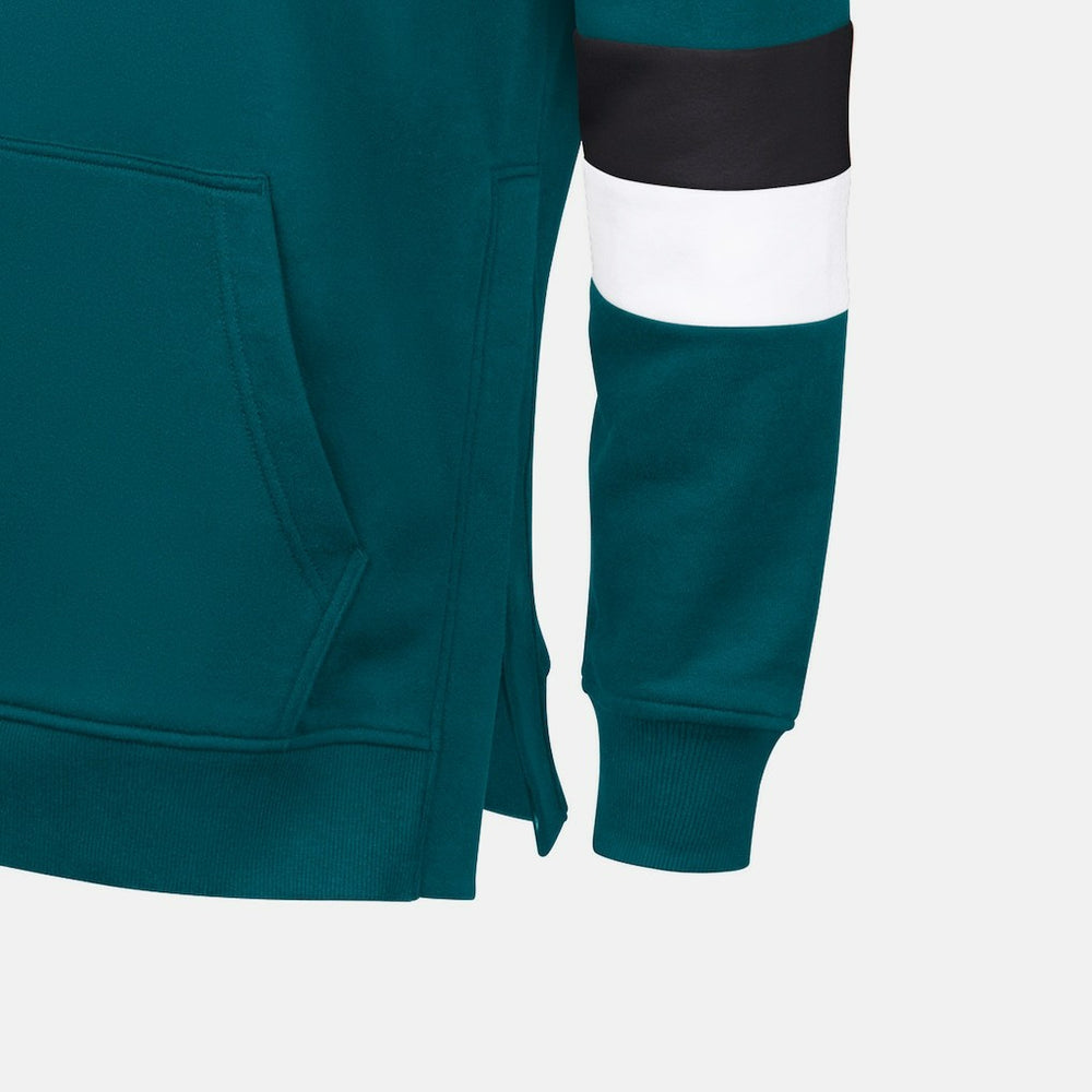 Philadelphia Eagles G-III Sports by Carl BanksMen's Adaptive Faceoff Pullover Hoodie Midnight Green/Black
