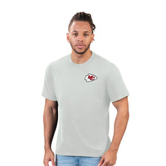 Kansas City Chiefs Margaritaville Flip Flop T-Shirt Gray