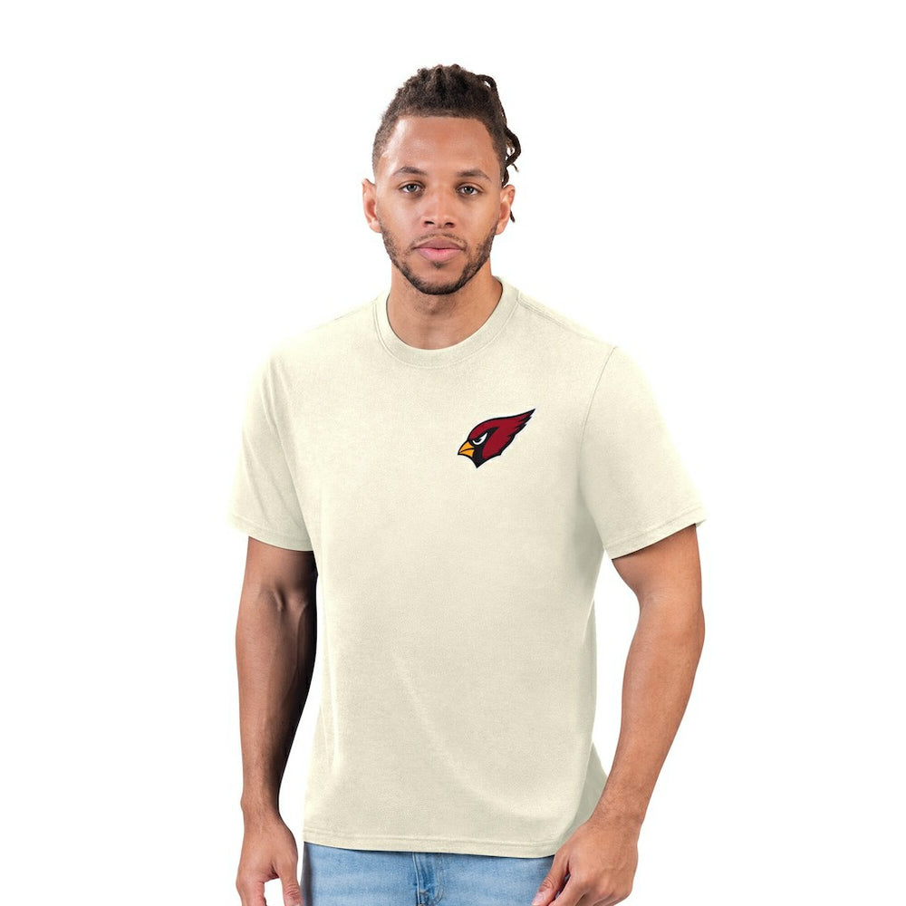 Arizona Cardinals Margaritaville Flip Flop T-Shirt Cream