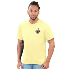 New Orleans Saints Margaritaville Flip Flop T-Shirt Gold