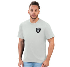 Las Vegas Raiders Margaritaville Flip Flop T-Shirt Gray