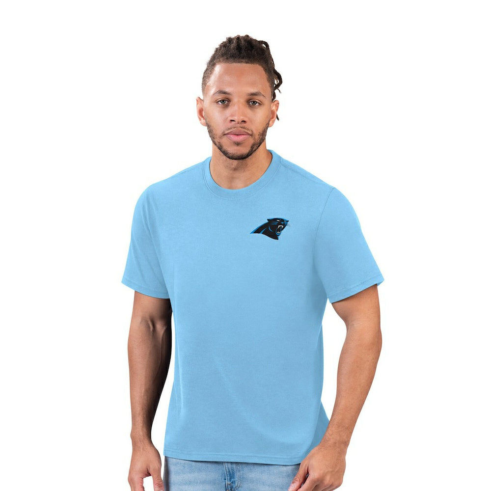 Carolina Panthers Margaritaville Time Flies T-Shirt Light Blue