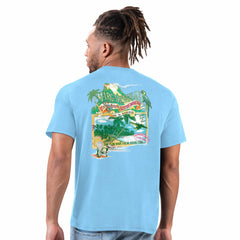 Seattle Seahawks Margaritaville Time Flies T-Shirt Light Blue