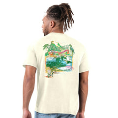 Atlanta Falcons Margaritaville Time Flies T-Shirt Cream
