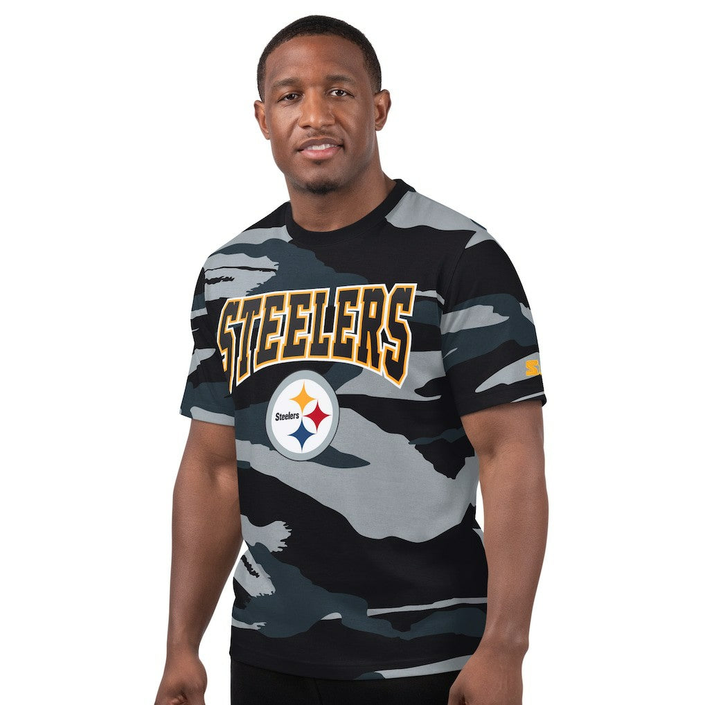Pittsburgh Steelers Starter Thursday Night Gridiron T-Shirt Gray