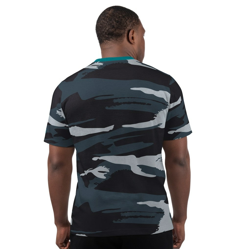 Miami Dolphins Starter Thursday Night Gridiron Classics Vintage Logo T-Shirt Camo/Gray