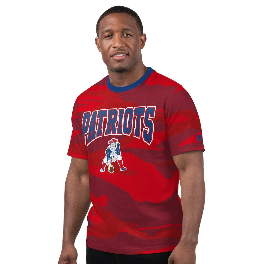 New England Patriots Starter Thursday Night Gridiron Classics Vintage Logo T-Shirt Red