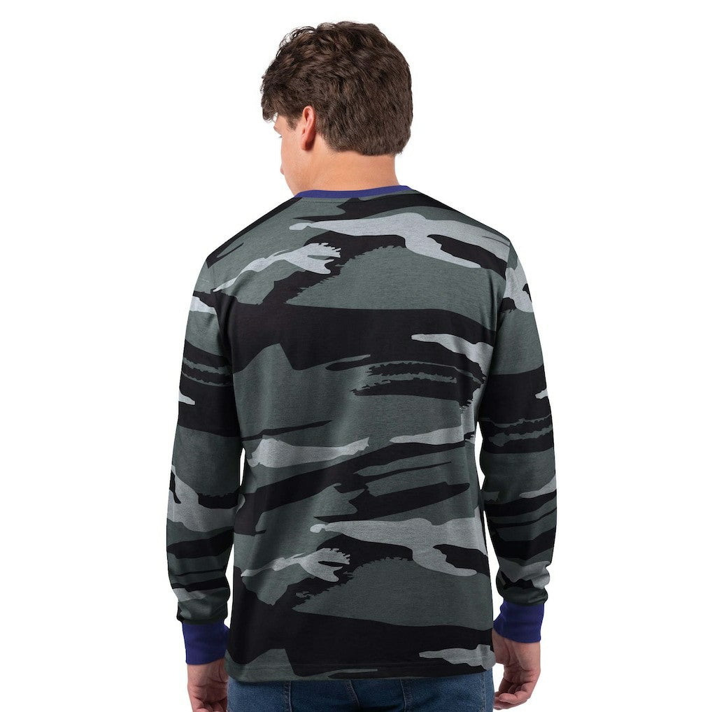 Baltimore Ravens Starter Thursday Night Gridiron Long Sleeve T-Shirt- Gray