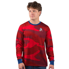 New England Patriots Starter Thursday Night Gridiron Vintage Logo Long Sleeve T-Shirt Red