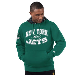 New York Jets Starter Thursday Night Gridiron Pullover Hoodie Green