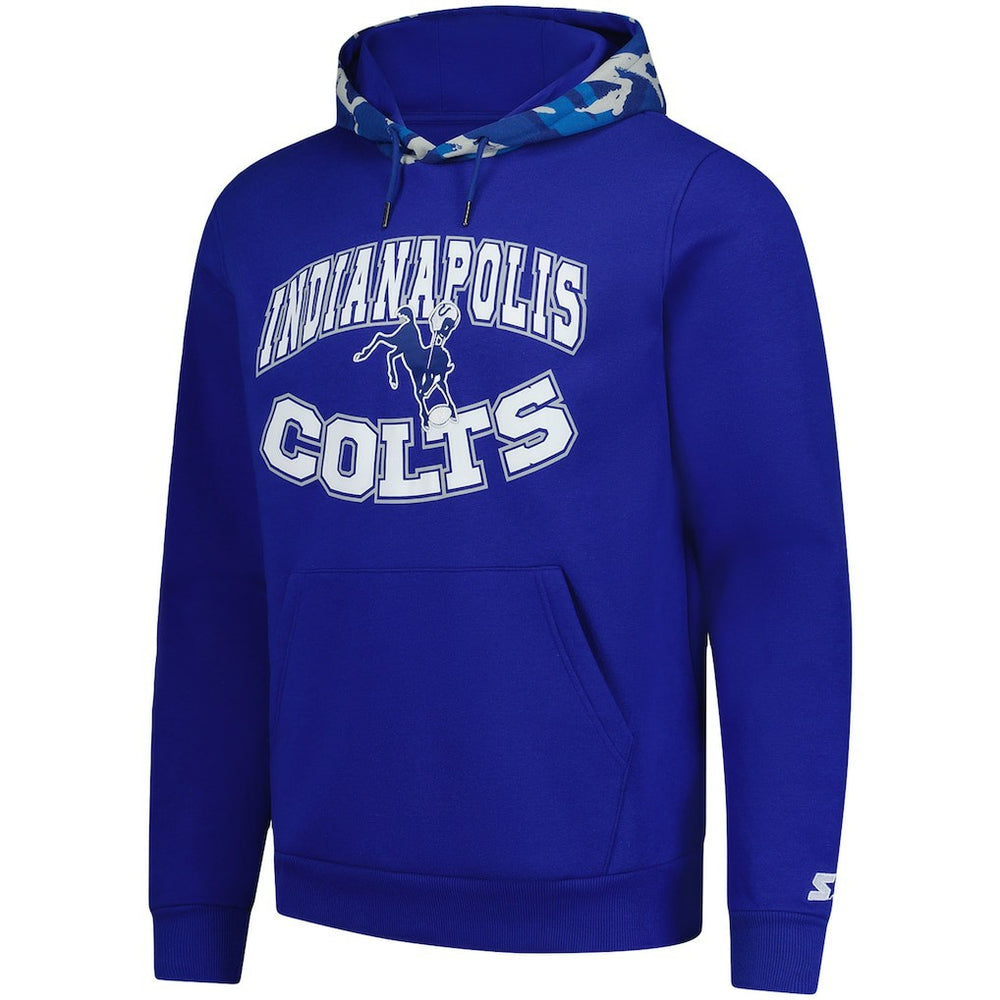 Indianapolis Colts Starter Thursday Night Gridiron Vintage Logo Pullover Hoodie Royal