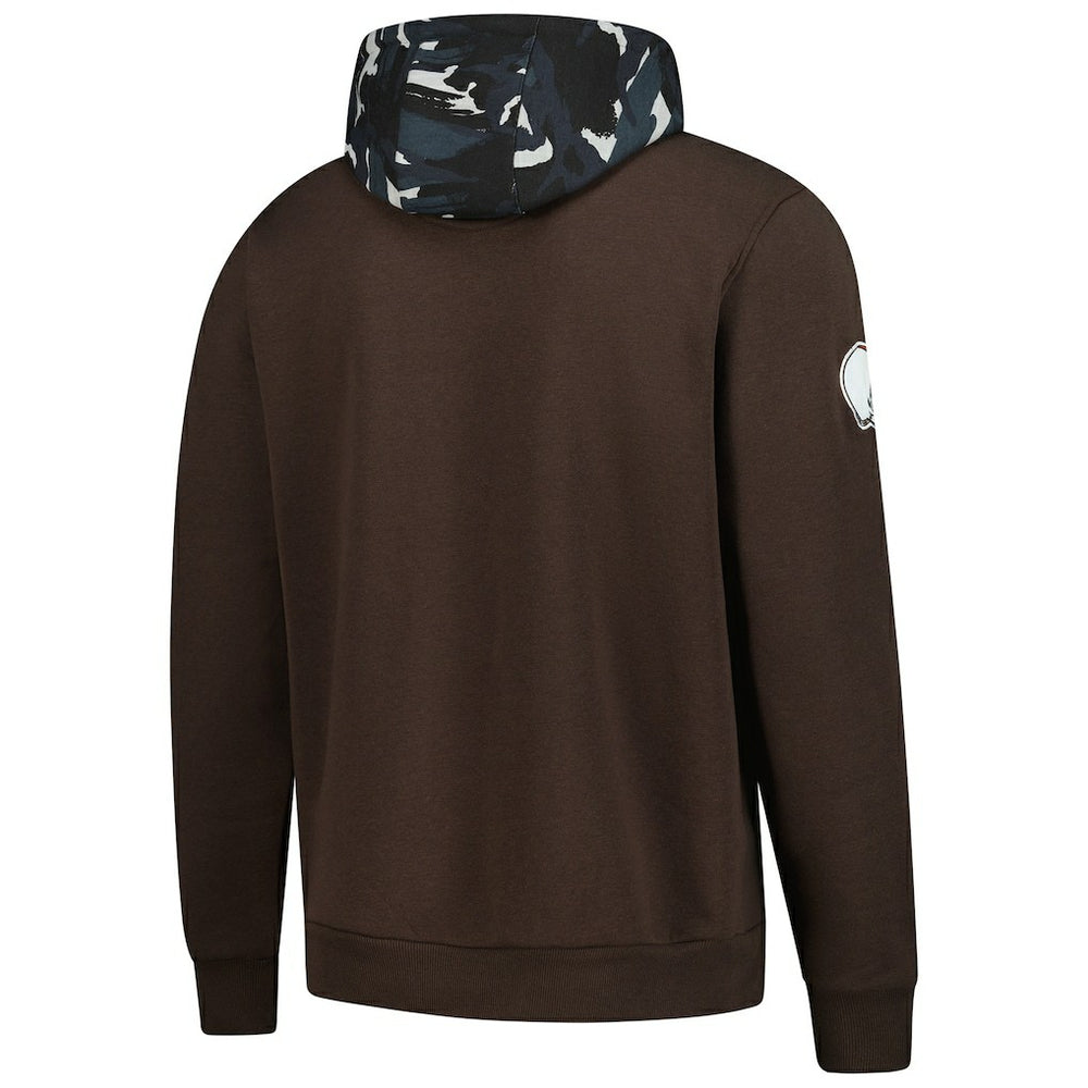Cleveland Browns Starter Thursday Night Gridiron Vintage Logo Pullover Hoodie Brown