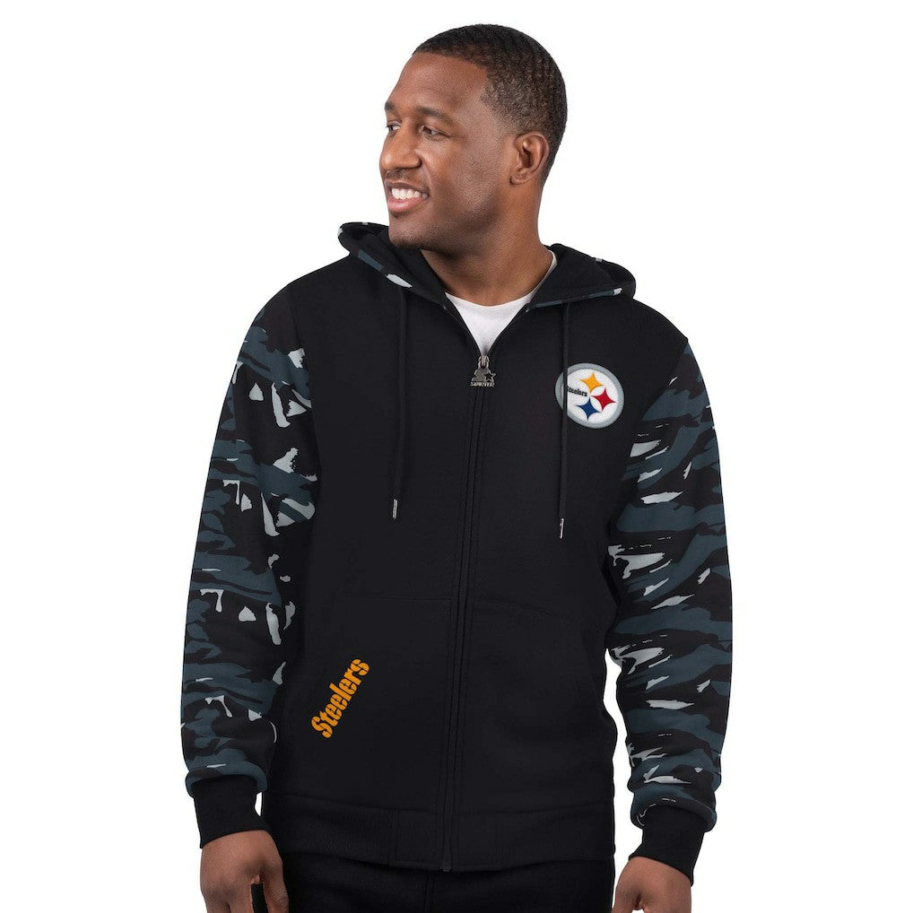 Pittsburgh Steelers Starter Thursday Night Gridiron Full-Zip Hoodie Black