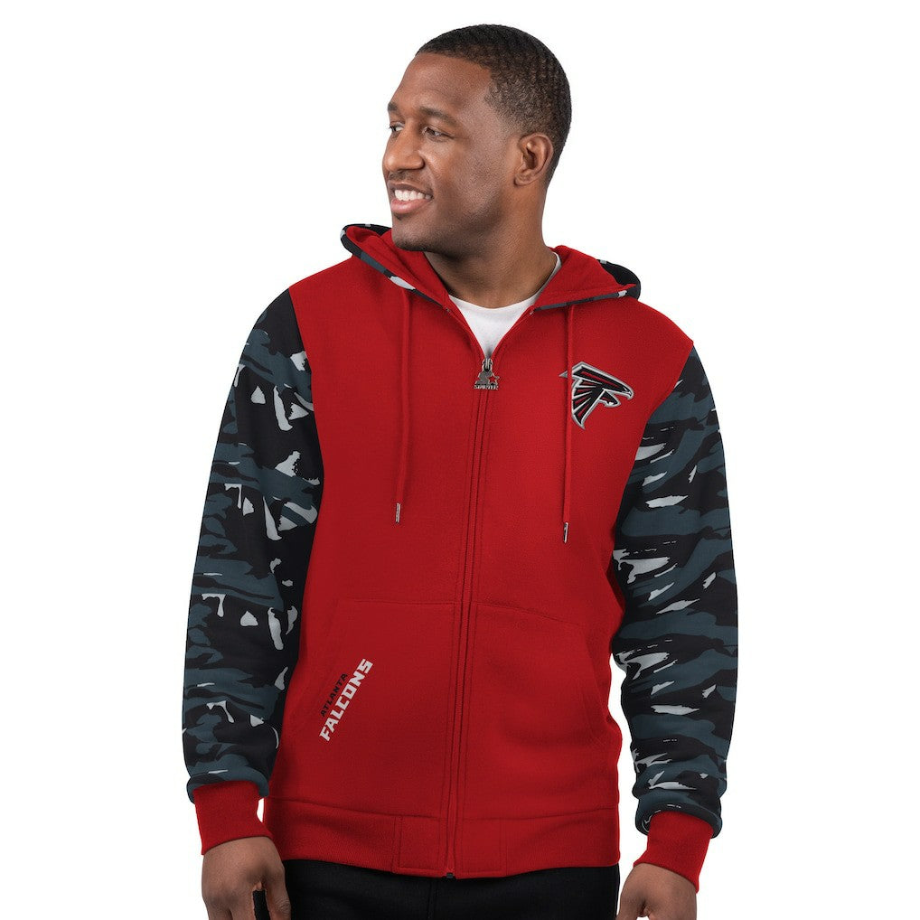 Atlanta Falcons Starter Thursday Night Gridiron Full-Zip Hoodie Red