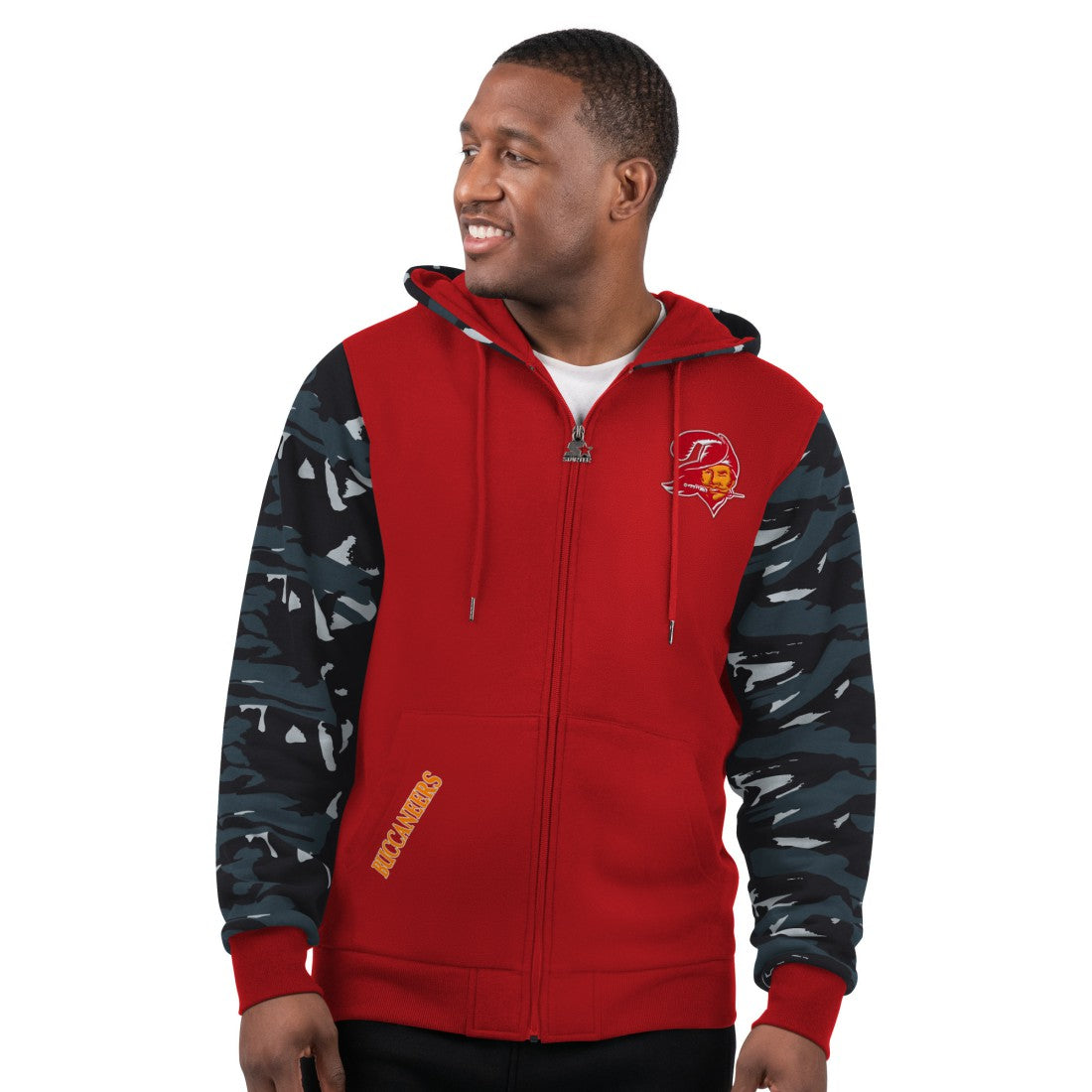 Tampa Bay Buccaneers Starter Thursday Night Gridiron Vintage Logo Full-Zip Hoodie Red