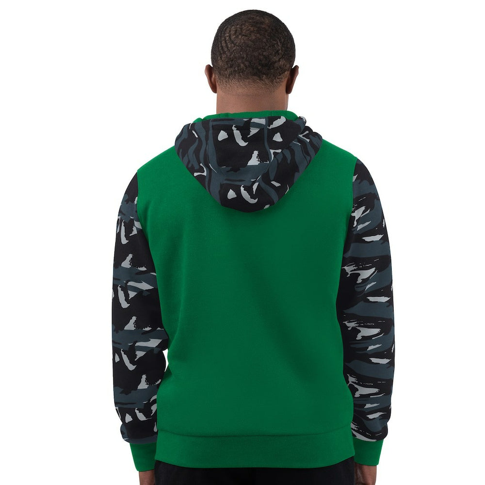 Philadelphia Eagles Starter Thursday Night Gridiron Vintage Logo Full-Zip Hoodie Kelly Green