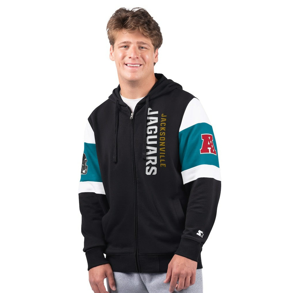 Jacksonville Jaguars Starter Extreme Full-Zip Hoodie Black
