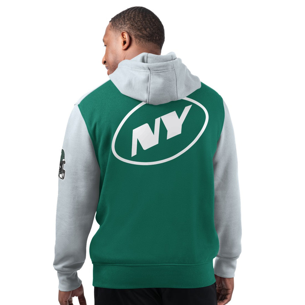 New York Jets Starter Extreme Pullover Hoodie Green