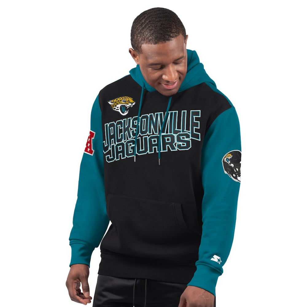 Jacksonville Jaguars Starter Extreme Pullover Hoodie Black