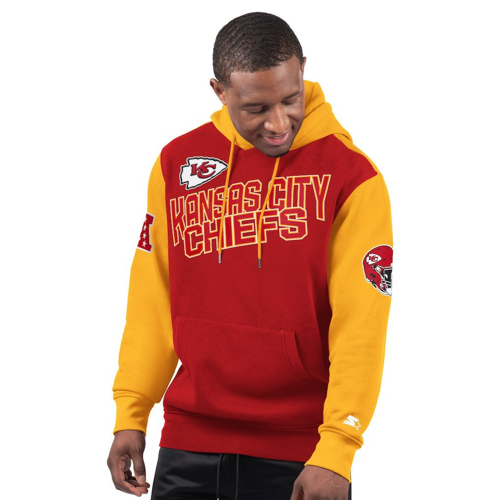 Kansas City Chiefs Starter Extreme Pullover Hoodie Red