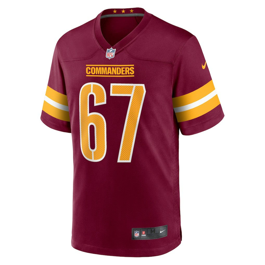 Nike Nick Allegretti Washington Commanders Game Jersey Burgundy