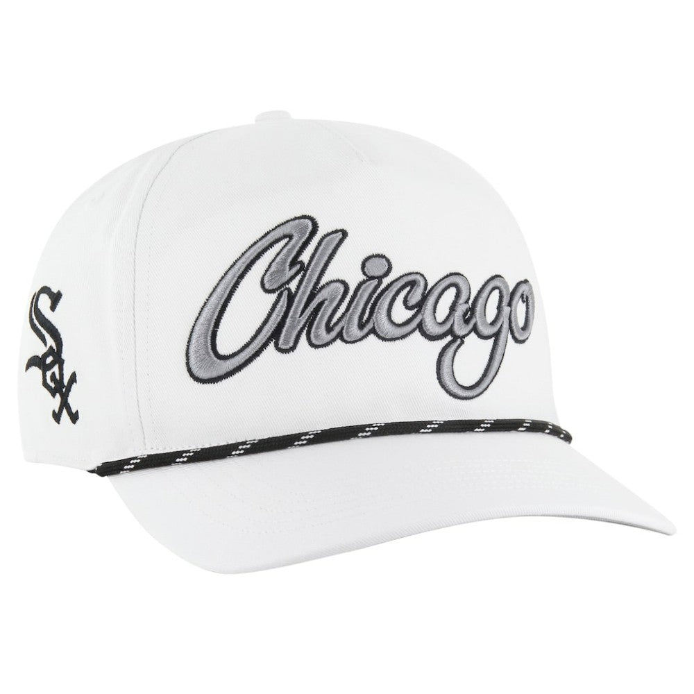 Chicago White Sox '47 Overhand Speckle Hitch Rope Adjustable Hat - White - 47 brand Sale