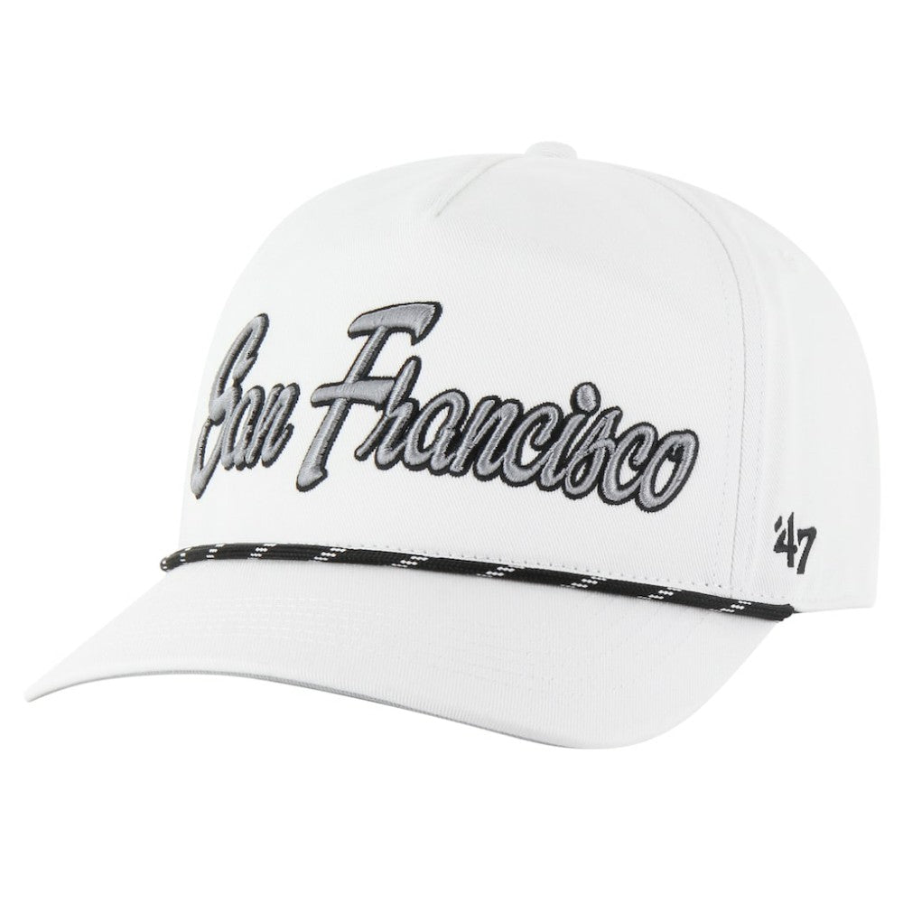 San Francisco Giants '47 Overhand Speckle Hitch Rope Adjustable Hat - White - 47 brand Online