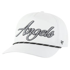 Los Angeles Angels '47 Overhand Speckle Hitch Rope Adjustable Hat - White - 47 brand on Sale