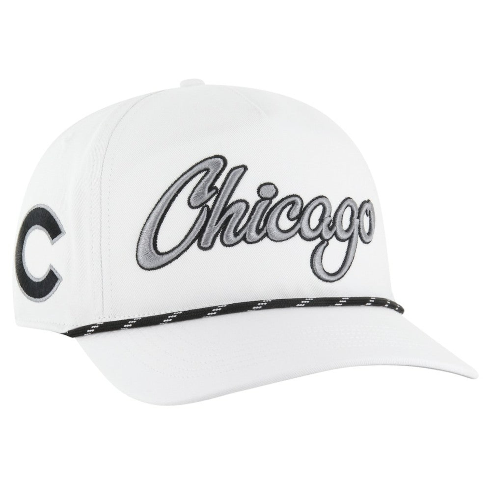 Chicago Cubs '47 Overhand Speckle Hitch Rope Adjustable Hat - White - 47 brand Online