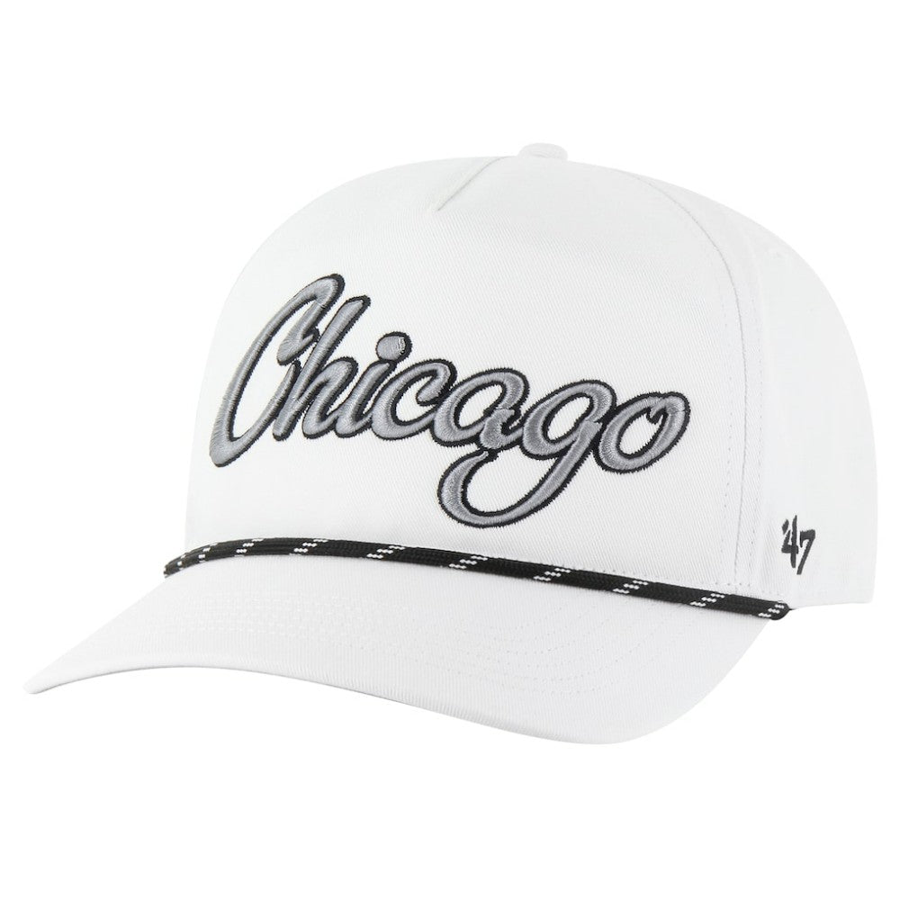Chicago Cubs '47 Overhand Speckle Hitch Rope Adjustable Hat - White - 47 brand Online