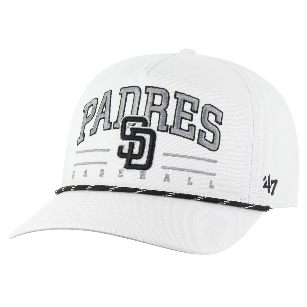 San Diego Padres '47 Roscoe Speckle Hitch Adjustable Hat - White - 47 brand Discount