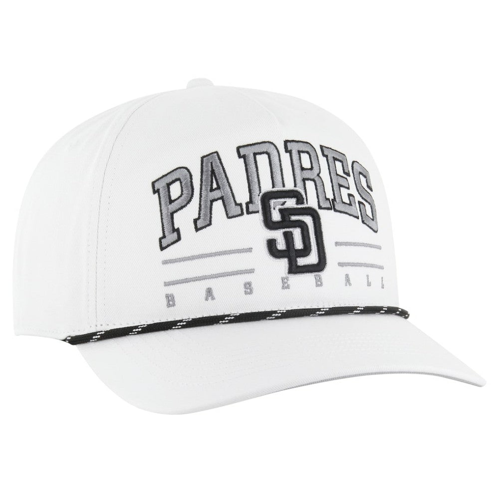 San Diego Padres '47 Roscoe Speckle Hitch Adjustable Hat - White - 47 brand Discount