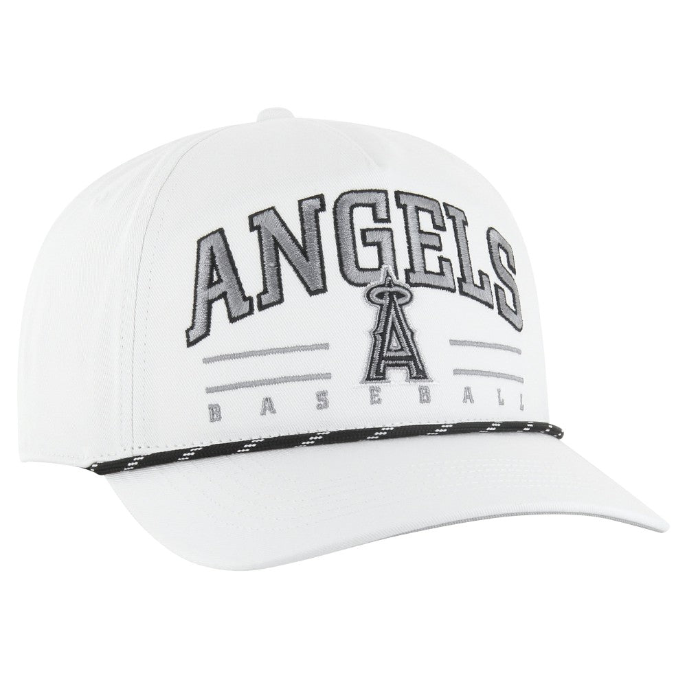 Los Angeles Angels '47 Roscoe Speckle Hitch Adjustable Hat - White - 47 brand Lifestyle