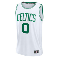 Jayson Tatum Boston Celtics Fast Break Replica Player Jersey Association Edition White | Fanatics US