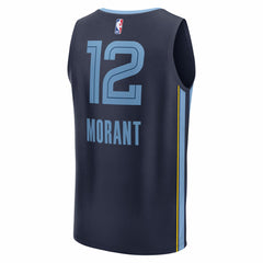 Ja Morant Memphis Grizzlies Fast Break Replica Player Jersey Icon Edition Navy | Fanatics discount