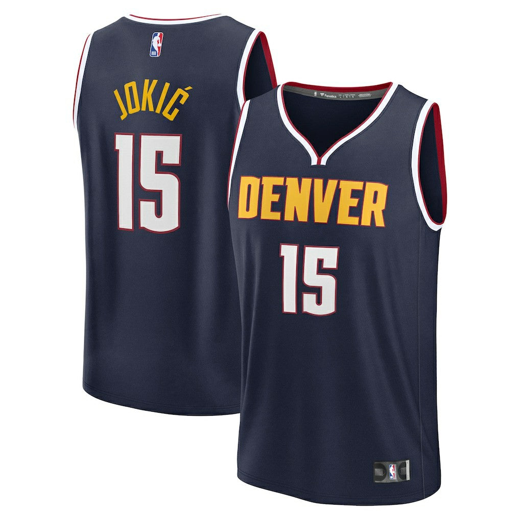Nikola Jokic Denver Nuggets Youth Fast Break Replica Player Jersey for sale Icon Editi- Navy | Fanatics for sale