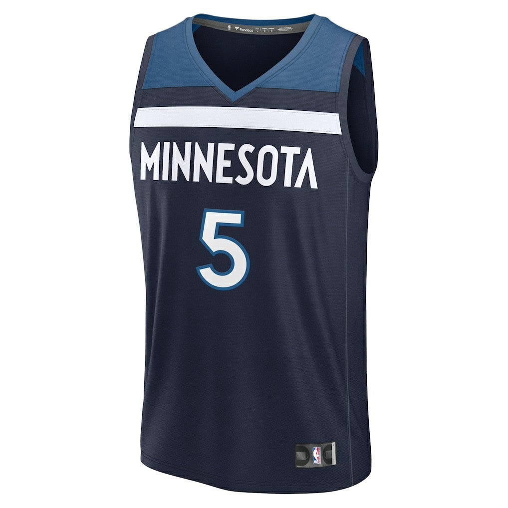 Anthony Edwards Minnesota Timberwolves Fast Break Replica Player Jersey Icon Edition Navy | Fanatics outlet